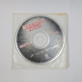 Machine Head (Sega Saturn, 1996) disc and booklet -  FPS Shooter Game Vintage
