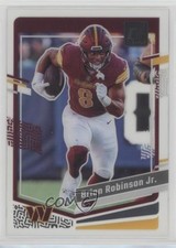 2023 Panini Clearly Donruss Gold Brian Robinson Jr #49 17j1