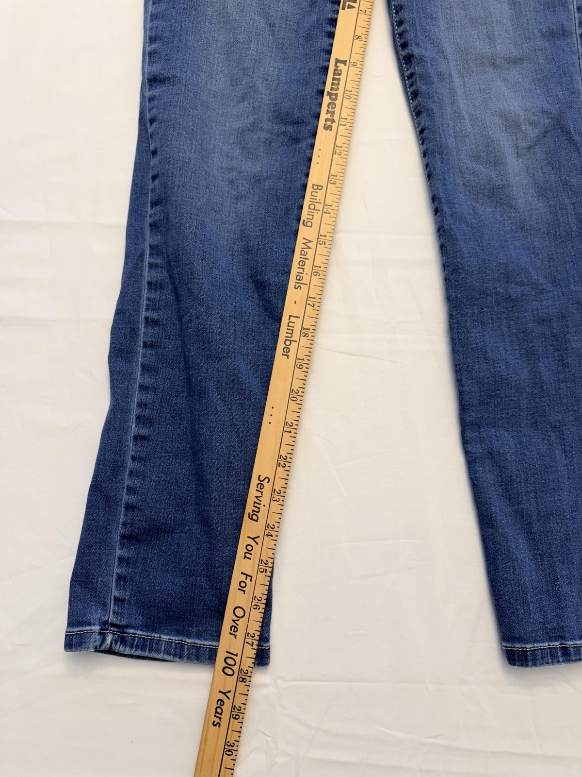 Calvin Klein Jeans Ultimate Skinny Jeans Womens 6 Blue Medium Wash 26x30 Stretch thumbnail 2