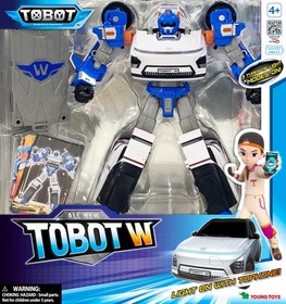 New TOBOT, TOBOT W, Youngtoys Transforming Collectible Vehicle to Robot, Hero...
