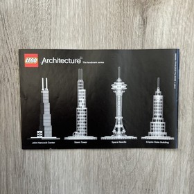 Lego Architecture 21001 John Hancock Center Retired Landmark Series Complete Box