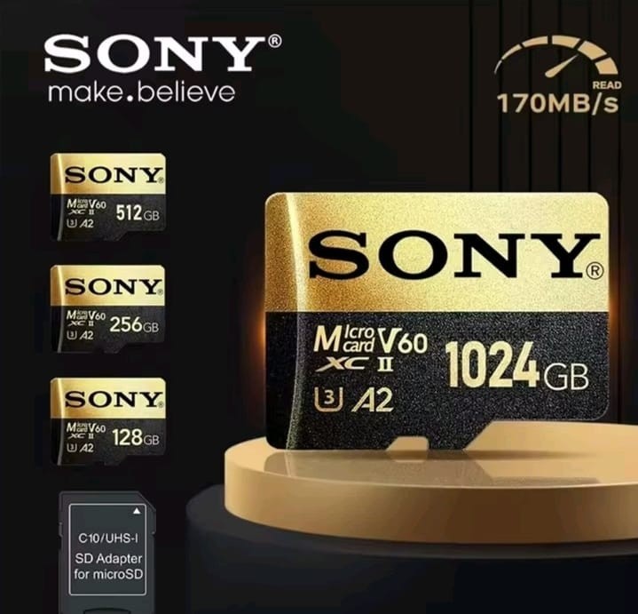 SD Card Ultra-Fast Micro TF Sony SD Card 1TB 512GB 256GB 128GB