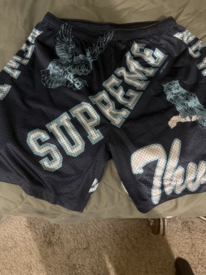 Supreme Slapshot Baggy Mesh Short Navy Medium | eBay