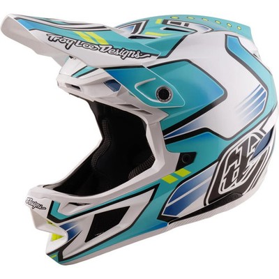 Troy Lee Designs Downhill MTB Helm D4 Composite MIPS Crest - Real Teal