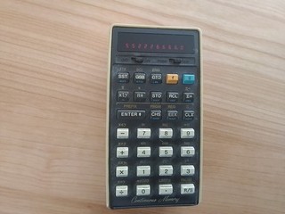 HEWLETT PACKARD 29C CONTINUOUS MEMORY CALCULATOR 1978 WORKING BUT BEEN STORED