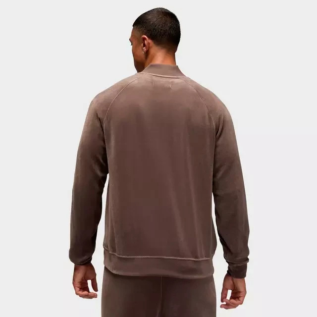 Air Jordan Brooklyn Velour Men's Track Jacket HV1870-237 Brown