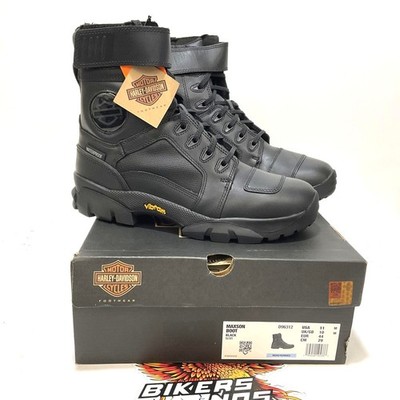 NEW Harley Size 11 Mens Maxson 6.25'' WP Black Leather Motorcycle Boots D96312-11