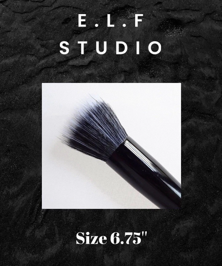 E.L.F. Small Stipple Brush #84025 – 6.75" Synthetic Duo Fiber Makeup Brush - Image 3 of 4