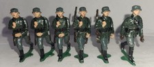 EIRE SOLDATINI GIOCATTOLO VINTAGE FANTERIA TEDESCA SECONDA GUERRA MONDIALE MARCIA ANNI 50 SET DI 6 IRLANDA