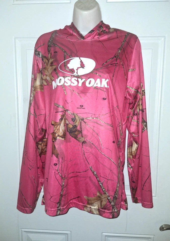 Sudadera con Capucha Mossy Oak Para Mujer Camuflada Manga Larga Silada Elastizada Talla Grande Foto 2 de 4