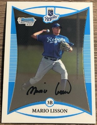 2008 Bowman Baseball 1st Bowman Chrome Prospects #BCP93 Mario Lisson