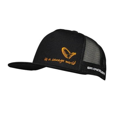 Savage Gear All Black Cap Onesize Black Caviar Truckercap Baseballcap Kappe - Bild 1 von 2