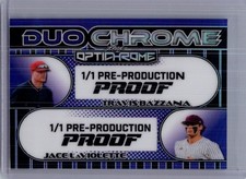 Travis Bazzana Jace Laviolette 2025 Leaf Baseball 1/1 Pre Production Proof