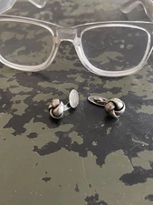 Vintage S Christian Fogh  830  Silver Knot Cufflinks, Denmark 1940ies