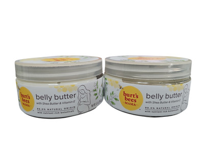 Burt's Bees Mama Belly Butter Stretch Mark Cream for Pregnancy Skin Care - 2 PK