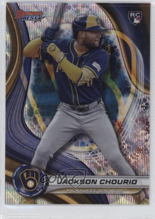 2024 Bowman's Best Wave Refractor Jackson Chourio #38 Rookie RC 0nr3
