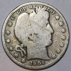 1904-P BARBER SILVER HALF DOLLAR - GOOD - #0231DAC