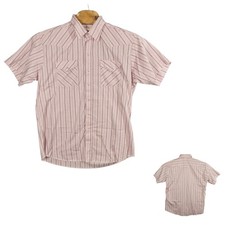 Vtg Panhandle Slim Ranch And Town Pearl Snap Western Shirt Mens XL 17.5 USA Made