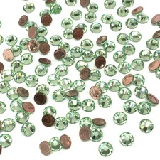 Chrysolite 238 green Swarovski 2078/2038 Crystal Flatbacks HOTFIX iron-on