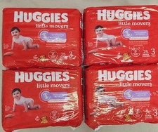 100 Count Huggies Size 3 Diapers, Little Movers Baby Diapers, Size 3 (16-28 0.35 per diaper