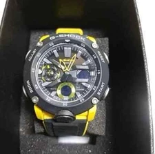G-Shock GA-5590 Men’s Black & Yellow Resin Watch Waterproof Box G1217