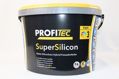 PROFITEC SuperSilicon 12,5L (Fassadenfarbe, Basis P409 / Base 3)