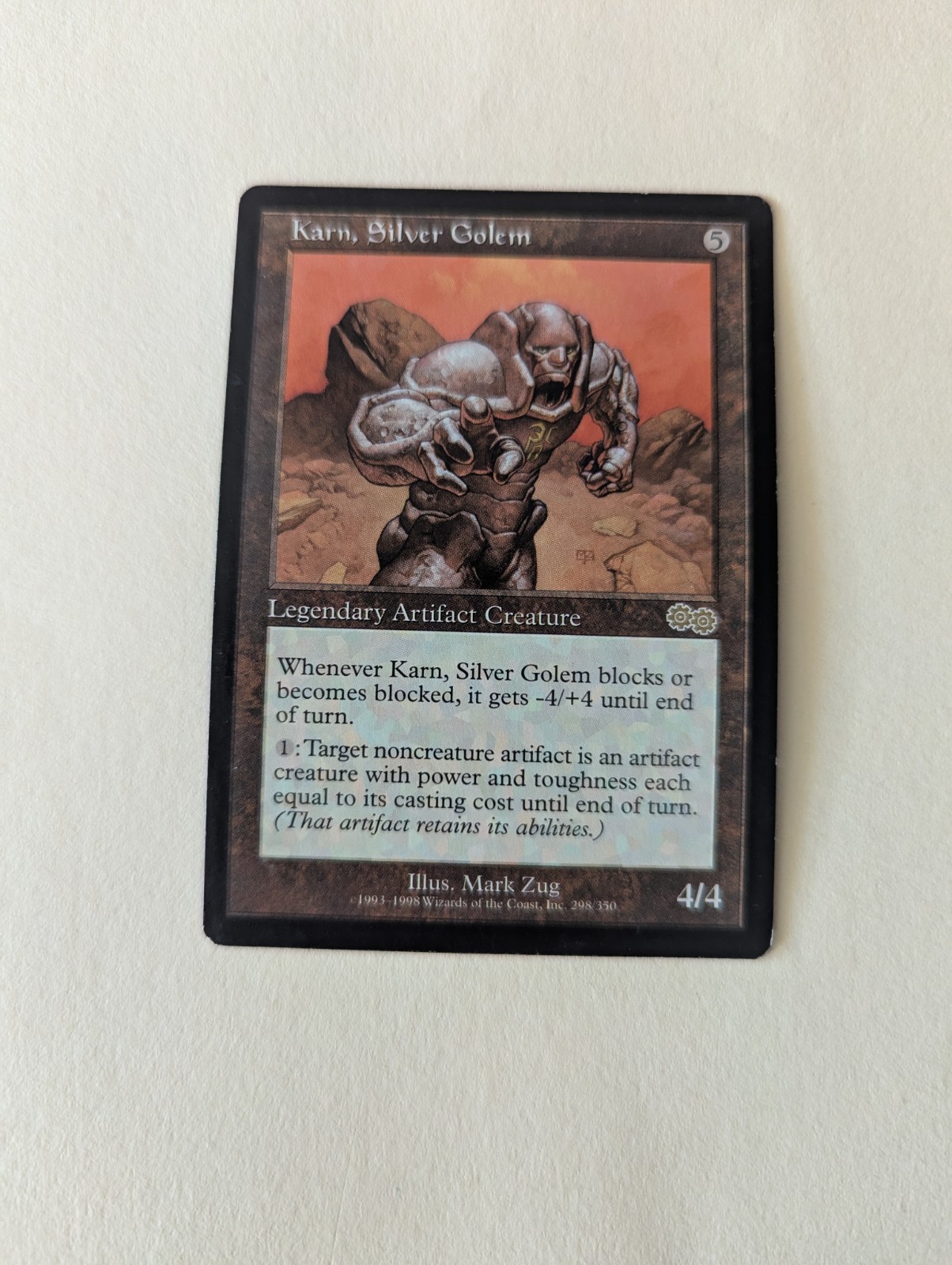 Karn, Silver Golem - Urza's Saga - MTG - NM