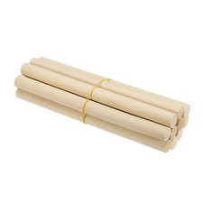 Pour 10Pcs Tiges en bois 5/8x8 Pouces pour artisanat couleur nature