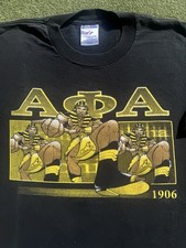 Vintage Alpha Phi Alpha 90’s Frat Hip Hop Rap Black Fraternity College T Shirt