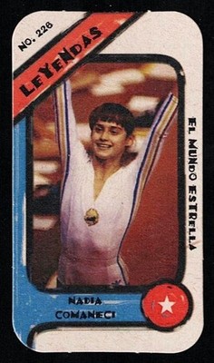 NADIA COMANECI -World Star LEYENDAS Card #226 - ROMANIAN OLYMPIC CHAMPION