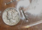 1936-D  SILVER MERCURY DIME - GRADES "FINE"