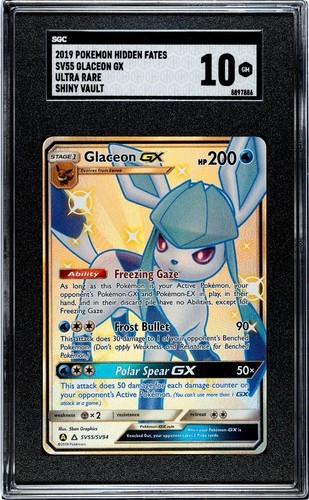 Glaceon-GX graded SGC 10 for sale on eBay