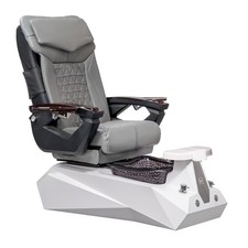 SERENITY 18 LX Shiatsulogic Pedicure Chair White/Black w/Discharge Pump, Grey