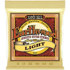 Ernie Ball 2004 Earthwood 8020 Bronze Light Acoustic Guitar Strings