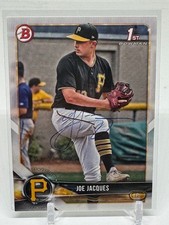 2018 Bowman Draft BD-18 Joe Jacques SIGNED 1st