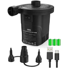 Portable Rechargeable Air Pump 4000mAh - Effortless Inflation for Inflatables