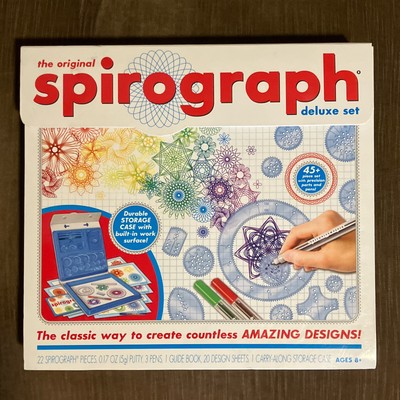 The Original SPIROGRAPH Deluxe Set Create Countless *AMAZING DESIGNS* New Unused