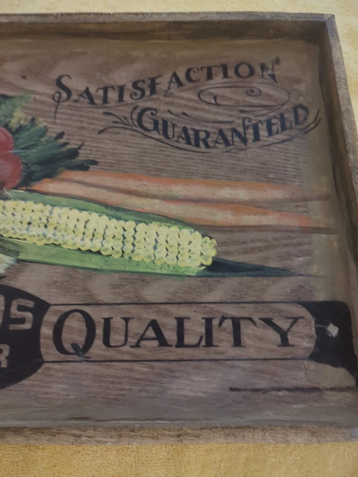 Cottage Core Heavy Duty Wood Burt's Seeds for Quality Hanging Sign/Tray 11" 19" - Image 4 of 4