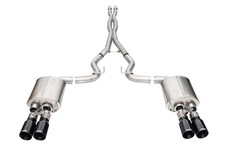 Corsa For 2024-2025 Ford Mustang V8 5.0l 3in Cat-back Exhaust System W Twin 4in Corsa For 2024-2025 Ford Mustang V8 5.0l 3in Cat-back Exhaust System W Twin 4in