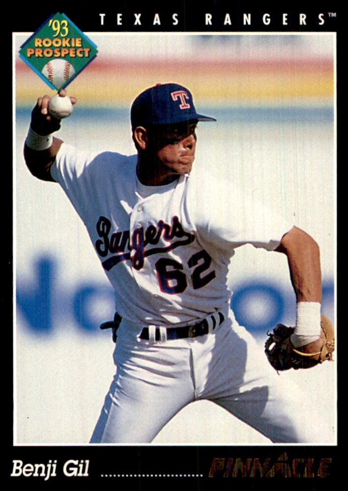 1993 Pinnacle Benji Gil Texas Rangers #597 | eBay