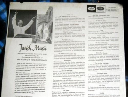 Benedict Silberman: Chorus&Orchestra "Jewish Music"Capitol 1957 Vinyl SS Sealed - Picture 3 of 3