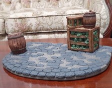 Disney~WDCC~LADY AND THE TRAMP~BASE FOR BELLA NOTTE SCENE~41403~NIB