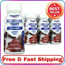 Equate Original Nutritional Shake, Chocolate, 8 fl oz, 6-Pack
