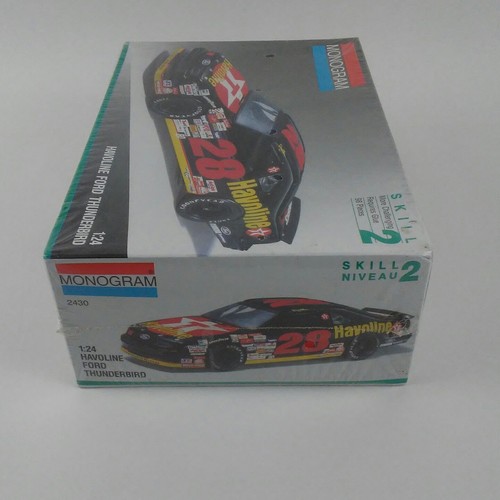 1991 Monogram 28 Havoline Ford Thunderbird Allison 1:24 Scale Model Kit New - Picture 2 of 6