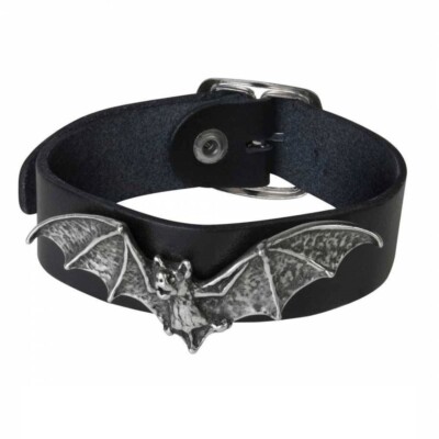 Armband Lederarmband Batcave Fledermaus Gothic Desmodus ALCHEMY A111