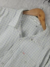 Criquet Shirt men Size XL Long Sleeve Button Up Pearl Snap Western plaid