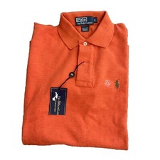 Polo Ralph Lauren Men Custom Fit Mesh Polo Shirt Pony Logo New S NWT