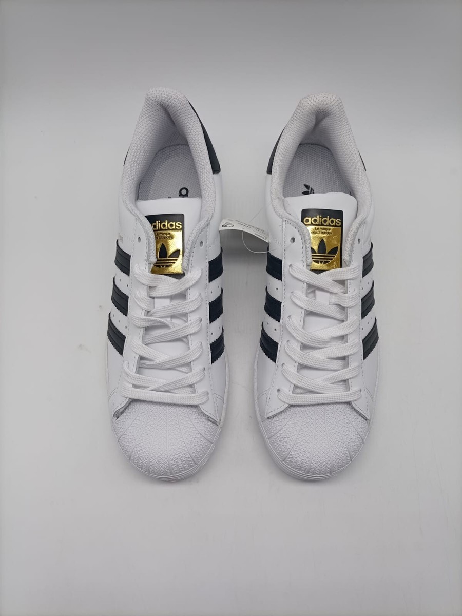 Adidas Superstar Cloud White Core Black Gold (GS) FU7712