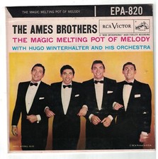 1956 AMES BROTHERS MAGIC MELTING POT OF MELODY RCA VICTOR 7" 45 SLEEVE ONLY