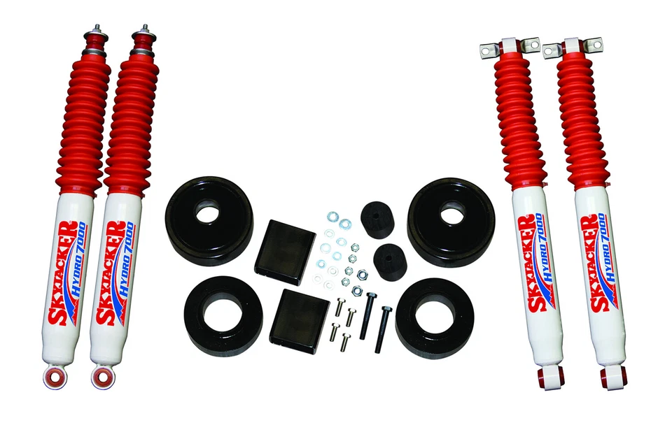 Kit de elevación Skyjacker JK20-H 2" con amortiguadores hidráulicos para Jeep Wrangler JK 2007-18 2x2/4x4 Foto 2 de 2